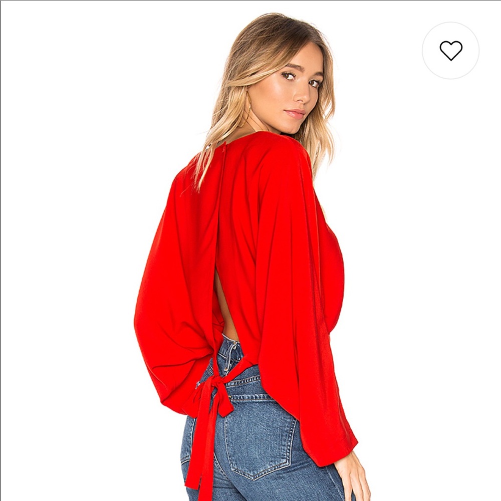 Revolve About Us Open Back Top